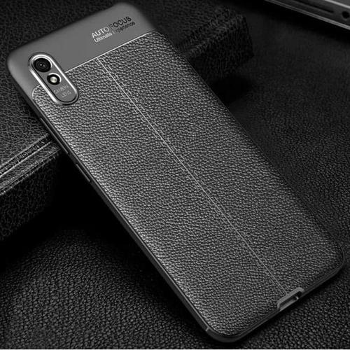 Foto Produk AUTO FOCUS CASE REDMI 9A TPU LEATHER SARUNG HP KULIT JERUK dari KAKA_Shop Official