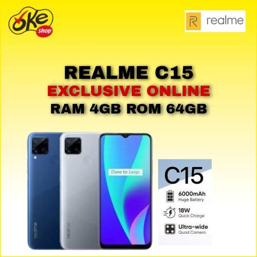 Foto Produk Realme C15 Smartphone (4/64GB) - Marine Blue dari OKESHOP