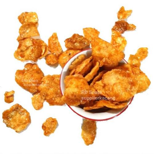 Foto Produk 500gram (1/2kg) Keripik Emping Pedas Manis Utuh mekar tipis ( Balado ) dari R_D Snack