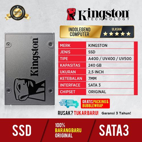 Foto Produk SSD KINGSTON 240GB dari INDOLEGEND COMPUTER