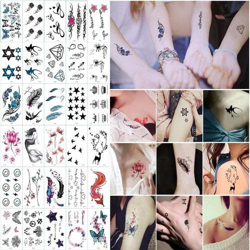 Foto Produk 30 Pcs Sticker Tatto Temporary - Tato temporer Tato Sementara [TATO-01 dari Kendrick MY