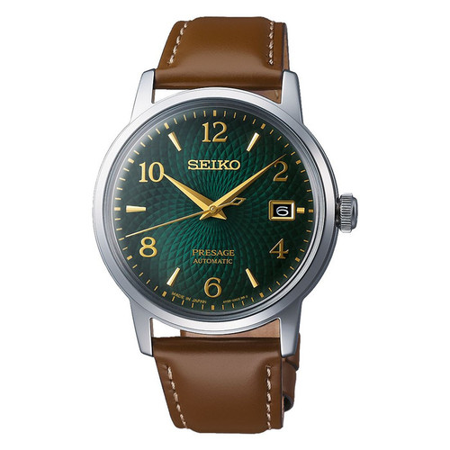 Jual Seiko Presage SRPE45J1 Cocktail Mojito Green Dial Brown Leather Strap Jakarta Barat Sunarloji Tokopedia