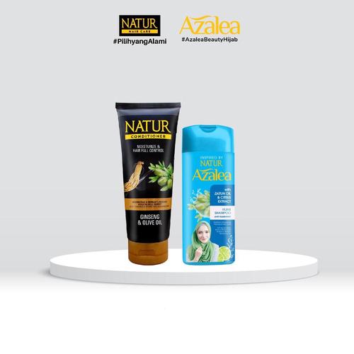 Foto Produk Azalea Shampoo Citrus Extract 180 ML & Natur Conditioner 165 ml dari AZALEA OFFICIAL STORE