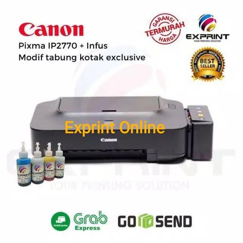Foto Produk Printer Canon IP2770 + infus tabung Kotak - Tinta Standar dari Exprint online