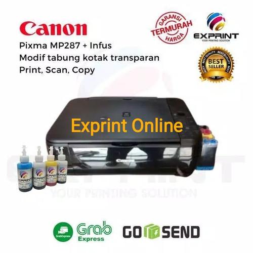 Foto Produk Printer Canon Pixma MP287 + infus - Tinta Standar dari Exprint online