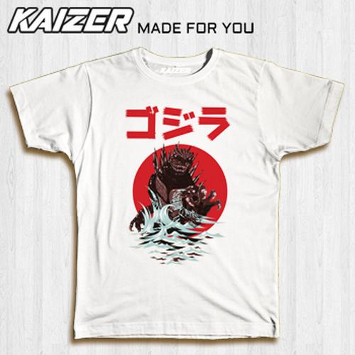 Foto Produk KAIZER RH-0751 Kaos Godzilla - Gojira - Movie - Putih, S dari KAIZER WEAR