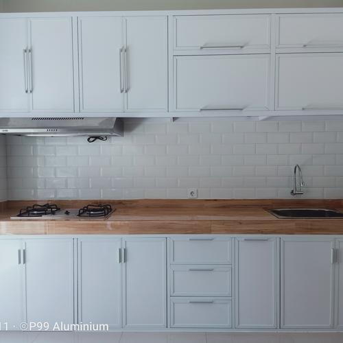 Jual Kitchen Set Aluminium Minimalis Kota Tangerang Selatan P99 Alumunium Tokopedia