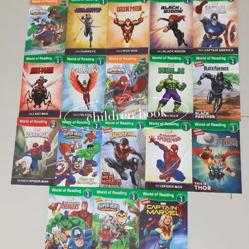 Foto Produk Disney World of Reading Marvel 18 books dari children book