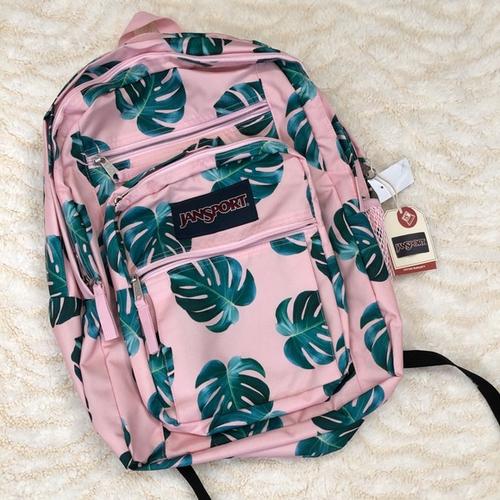 jansport monstera leaves backpack