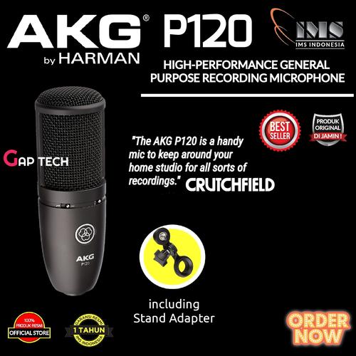 Foto Produk AKG P120 / P 120 High Performance Condenser Microphone Original dari GAP TECH OFFICIAL