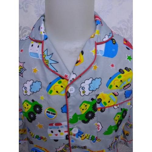 Foto Produk piyama anak tangan panjang/piyama murah - Abu-abu, 3-4 tahun dari edward collektion