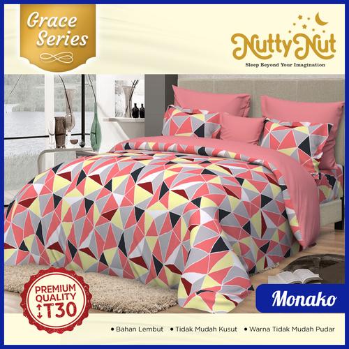 Foto Produk Nutty Nut Sprei Set Katun CVC GC - 160x200x30 Queen - Monako dari Nutty Nut