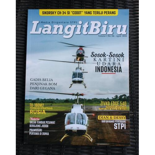 Foto Produk Majalah Langit Biru Vol 1 No 06 April 2018 dari Airspace Review