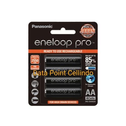 Gambar Baterai isi ulang Rechargeable Panasonic Eneloop Pro AA A2 2550mAh - PD LAMA dari Data Point Cellindo Jakarta Barat Tokopedia