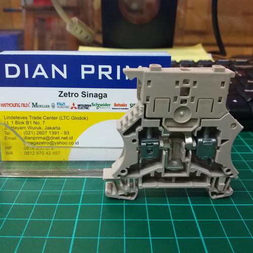 Jual Weidmuller Fuse Holder Terminal Block WSI 6 101100000 Din Rail