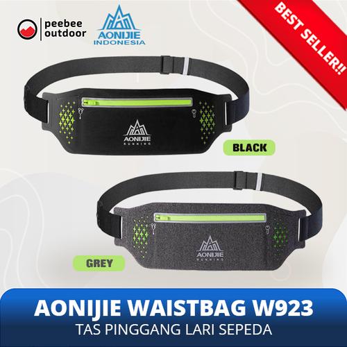 Foto Produk AONIJIE Tas Pinggang Lari Running Waist Bag W923 ORIGINAL TERMURAH - Abu-abu dari Peebee Store
