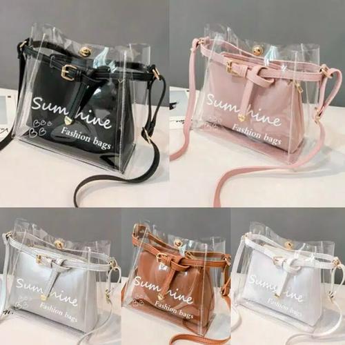 Foto Produk TAS MIKA SUNSHINE - Tas Selempang Wanita morymony - Merah Muda dari x_cell mandiri
