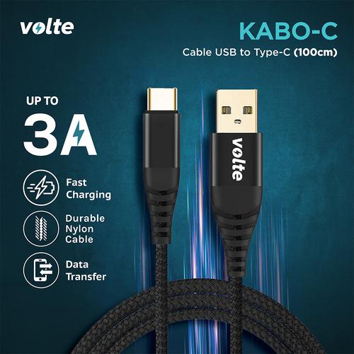 Foto Produk VOLTE KABO Kabel Micro USB / VOLTE KABO C Kabel Type C USB - USB-TypeC dari volte indonesia
