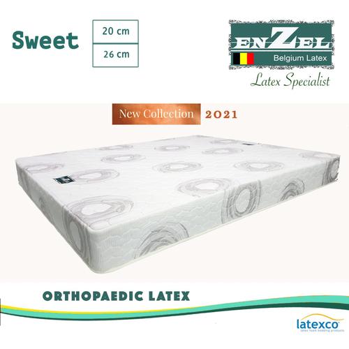 Foto Produk Kasur Full Latex Enzel Sweet 25cm Orthopaedic Uk180x200x25 cm dari Enzel Belgium Latex8