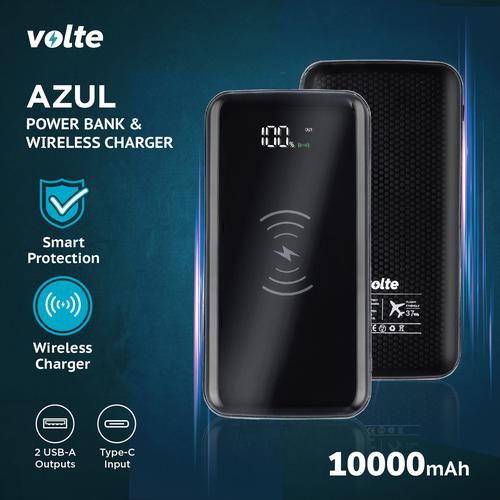 Foto Produk VOLTE AZUL WIRELESS POWERBANK 10.000 Mah (free small micro cable) dari volte indonesia