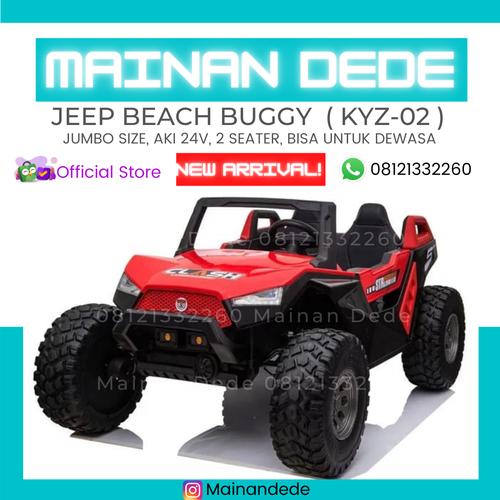 Foto Produk Mainan Mobil Aki anak Kyz-02 Beach Buggy Off Road - Putih dari Mainan Anak Dede