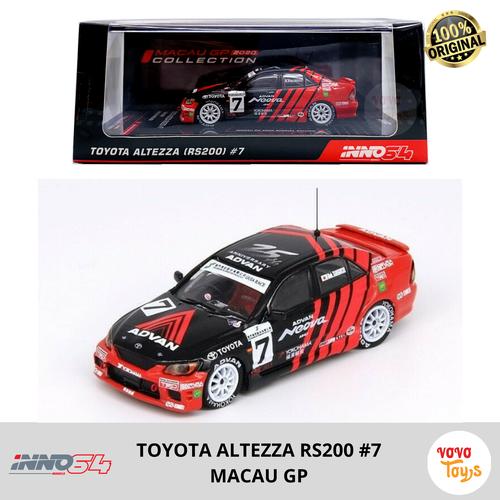 Foto Produk Inno 1/64 Toyota Altezza RS200 Macau GP 2020 #7 dari Vovo Toys
