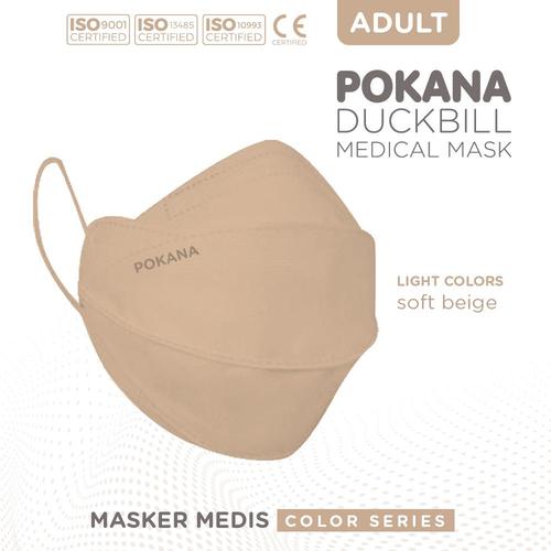 Foto Produk Pokana Duckbill / Medical Mask isi 25 pcs - Soft beige dari Enjjoy