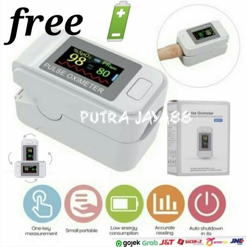 Foto Produk Fingertip Pulse oximeter alat ukur detak jantung oksimeter dari Putra Jaya88