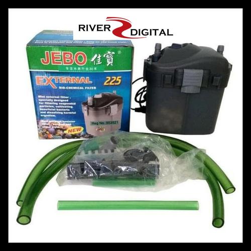 Jual JEBO 225 External Bio Chemical Canister Filter Aquascape / Aquarium Kota Tangerang
