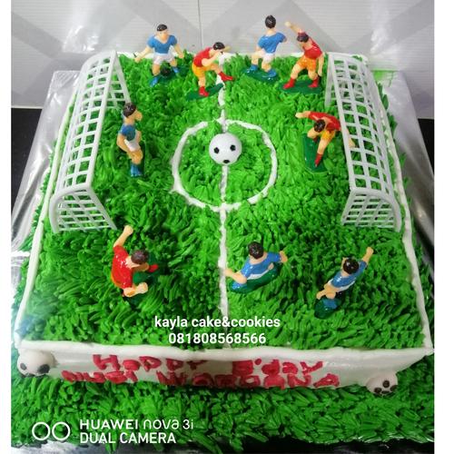 Jual Kue Ulang Tahun Bola Kue Ultah Cowok Kue Ultah Anak Jakarta Barat Kayla Cake Cookies Tokopedia