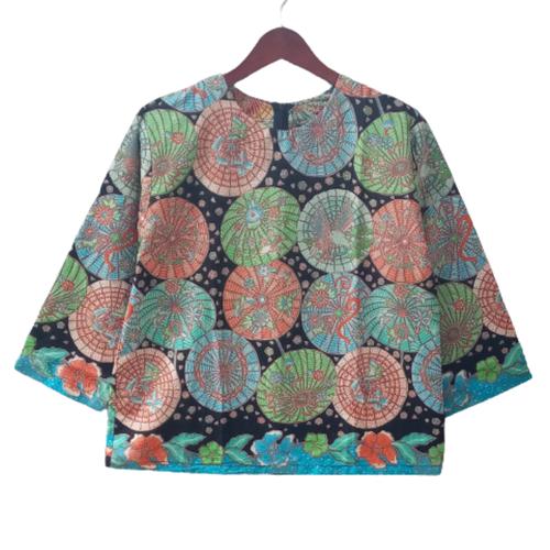 Foto Produk atasan batik wanita modern payung top dari Batik Sri