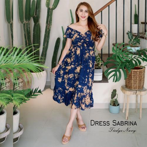 Jual baju dress wanita sabrina gaun 