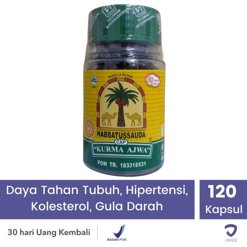 Gambar HABBATUSSAUDA - DAYA TAHAN TUBUH - 120 KAPLET dari Jovee Tokopedia