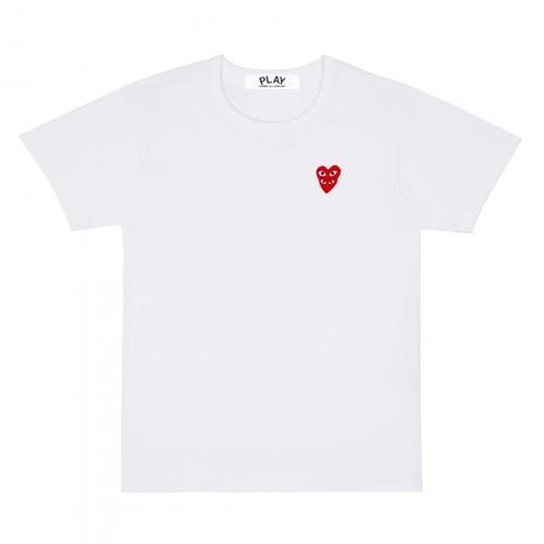 Cdg tshirt double heart size S ladies 