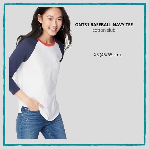 Old Navy 31 Baseball Navy Tee 