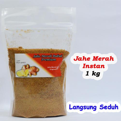 Foto Produk Jahe Merah Bubuk / Jahe Merah Bubuk Instant / Bubuk Jahe Merah 1kg dari Dua Garis Store
