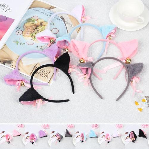 Foto Produk CSP002 – Cat Ears Bandana / Bando Jepit Telinga Kucing Lucu Cosplay - Bando Putih dari Dera no Shoppu