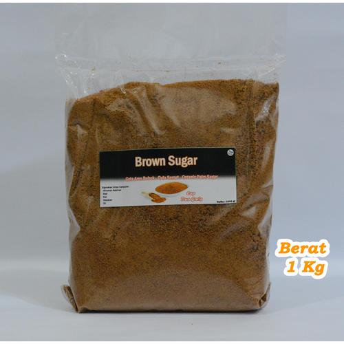 Foto Produk 1 KG / 1000GRM GULA AREN BUBUK ORGANIK PALM SUGAR GULA SEMUT ORGANIK dari Dua Garis Store