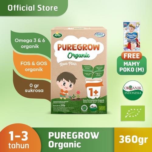 Foto Produk PUREGROW Organic 360gr Boy Version Free Mamypoko dari PUREGROW Organic House