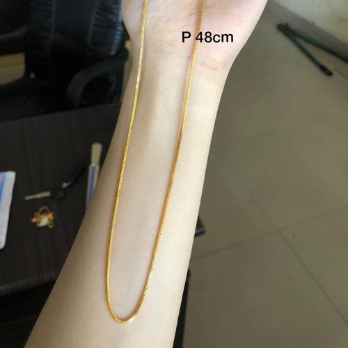 Jual Kalung Rantai Tulang Belut Emas 22k 916 Buatan Mesin Panjang 48cm Kota Mataram Rachma Pearls Tokopedia