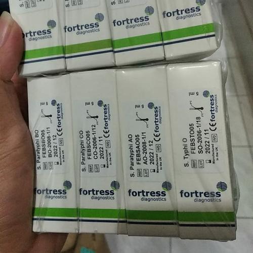 Gambar Widal Fortress 8 Vial / Widal / Salmonella / Widal Fortress / Fortress dari Free Medika Kota Bekasi Tokopedia