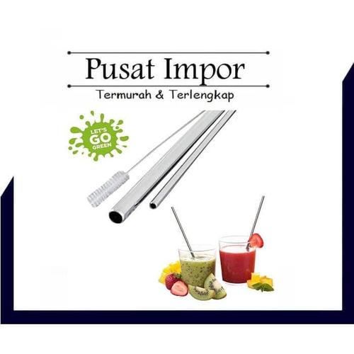 Foto Produk Sedotan Stainless Lurus Bengkok Lengkung Sikat Pembersih Sedotan - SIKAT SEDOTAN dari Pusat Impor