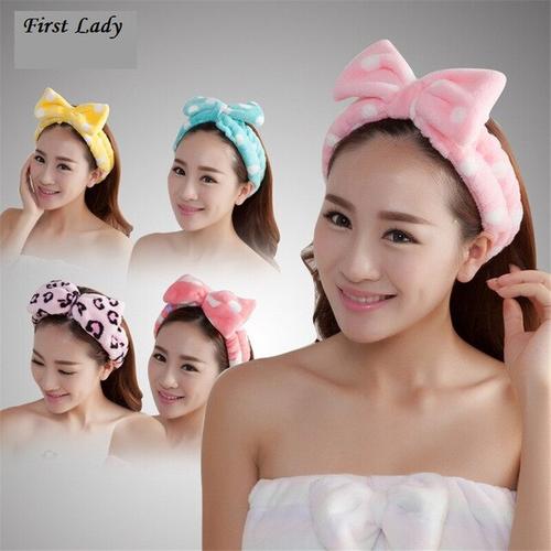 Foto Produk handuk bando wash headband ikat rambut cuci muka hair band korea style dari serba grosir murah