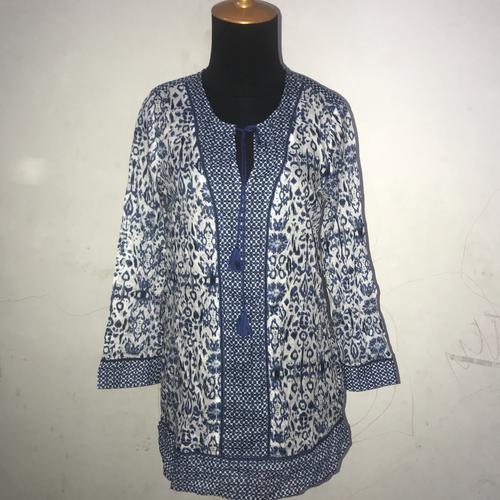 Jual Massimo Dutti printed floral soft 