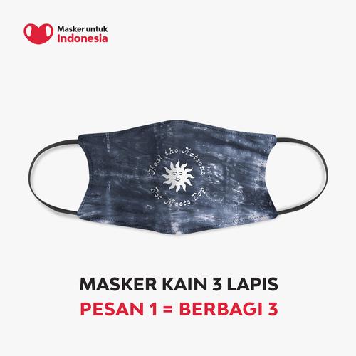 Foto Produk Masker Kain 3 Lapis (3 Ply) Pot Meets Pop x Masker untuk Indonesia dari Masker untuk Indonesia