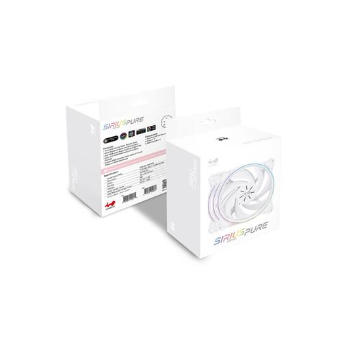 Foto Produk Fan InWin Sirius Pure ASP120 - Triple Pack - 120mm / 12cm Fan White dari AL computerr