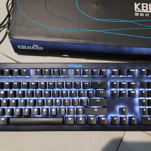 Jual KbTalking Mechanical Keyboard Fullsize (Black Switch) Hitam
