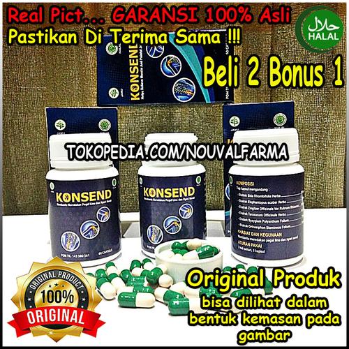 Foto Produk Konsend Asli Herbal Original Obat Nyeri Sendi & Tulang Resmi BPOM dari NouvalFarma