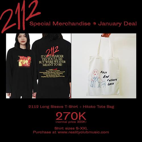 Foto Produk Reality Club - 2112 Long Sleeve + Hitoko's Tote Bag (JANUARY DEAL)!! dari Reality Club Official