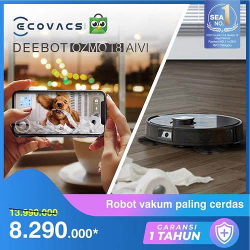 Foto Produk Ecovacs DEEBOT OZMO T8 AIVI Robot Vacuum Cleaner Vacum dari Ecovacs Indonesia
